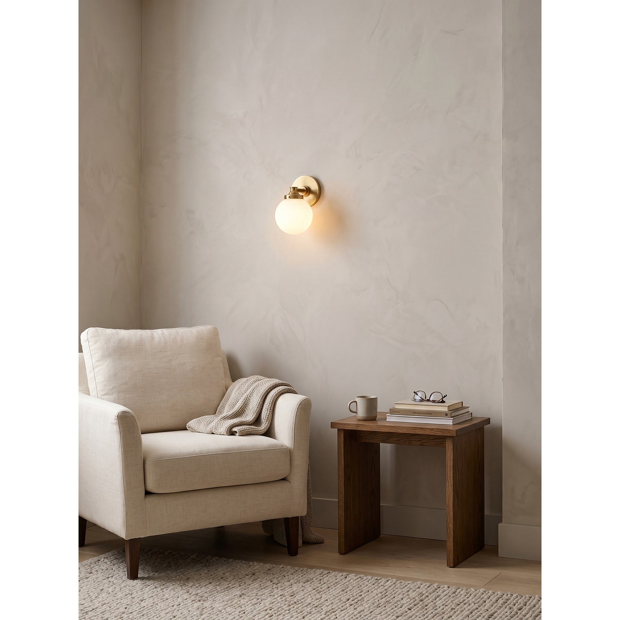 Hayes Glass Ball Wall Scomce