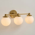 Load image into Gallery viewer, Hayes Glass Ball Wall Scomce
