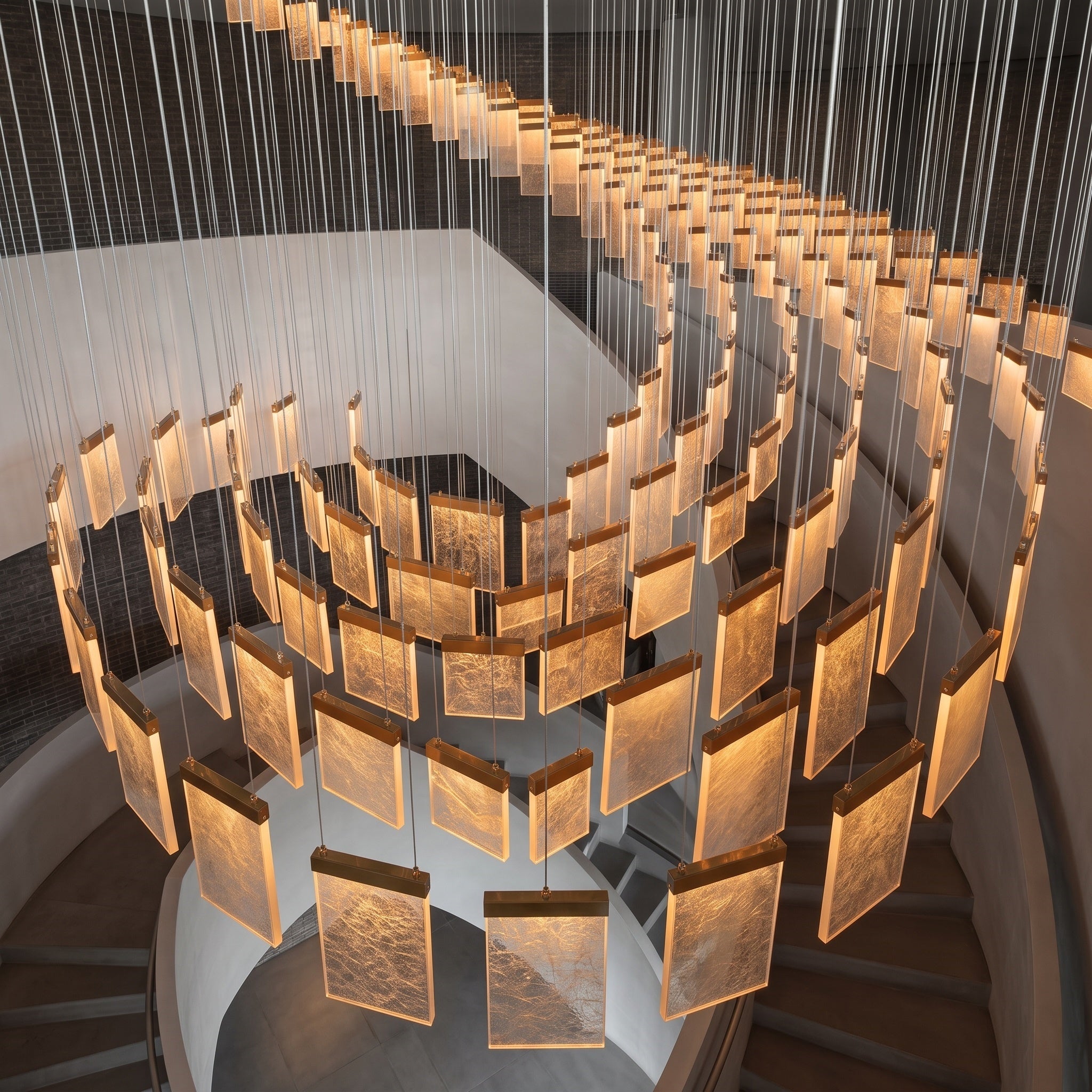 Helix Wave Chandelier