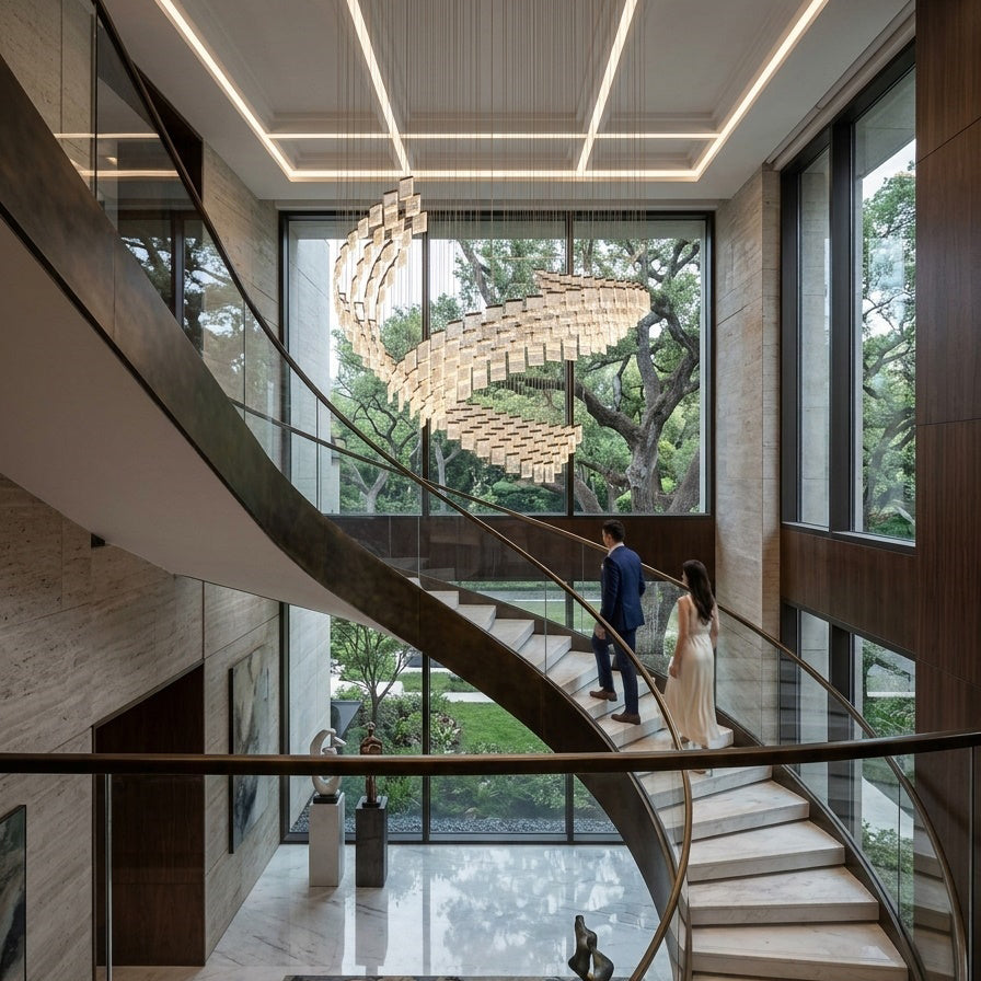 Helix Wave Chandelier