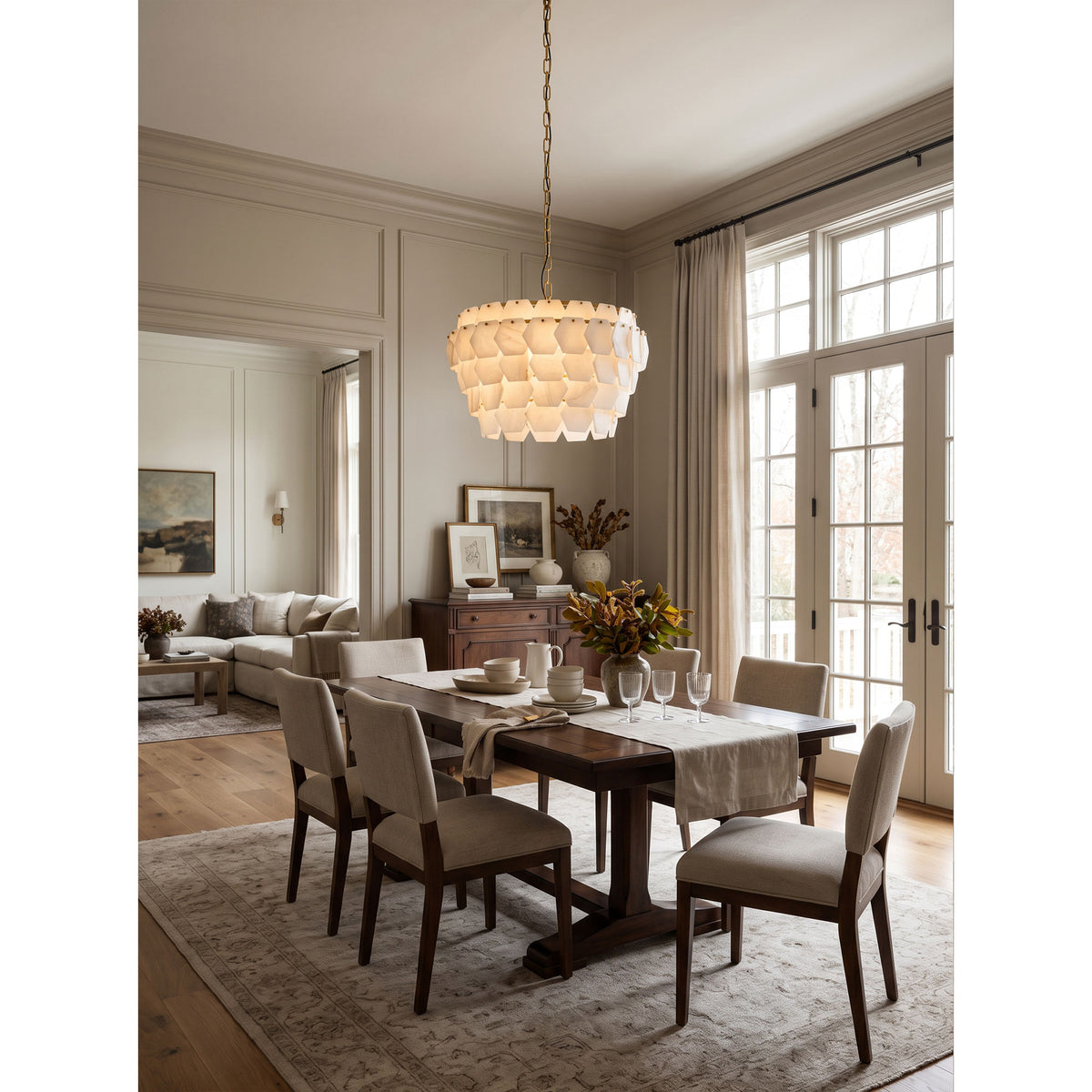 Hexa Cloud Chandelier