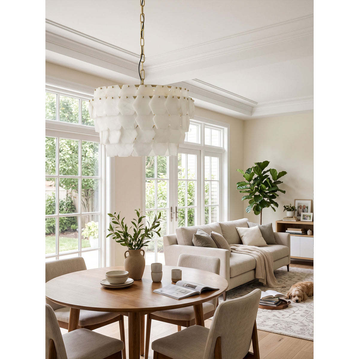 Hexa Cloud Chandelier