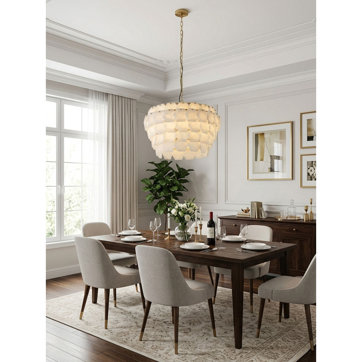 Hexa Cloud Chandelier