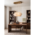 Load image into Gallery viewer, Hexagon Alabaster Tiered Rain Chandelier

