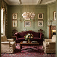 Load image into Gallery viewer, Hexagon Alabaster Tiered Rain Chandelier
