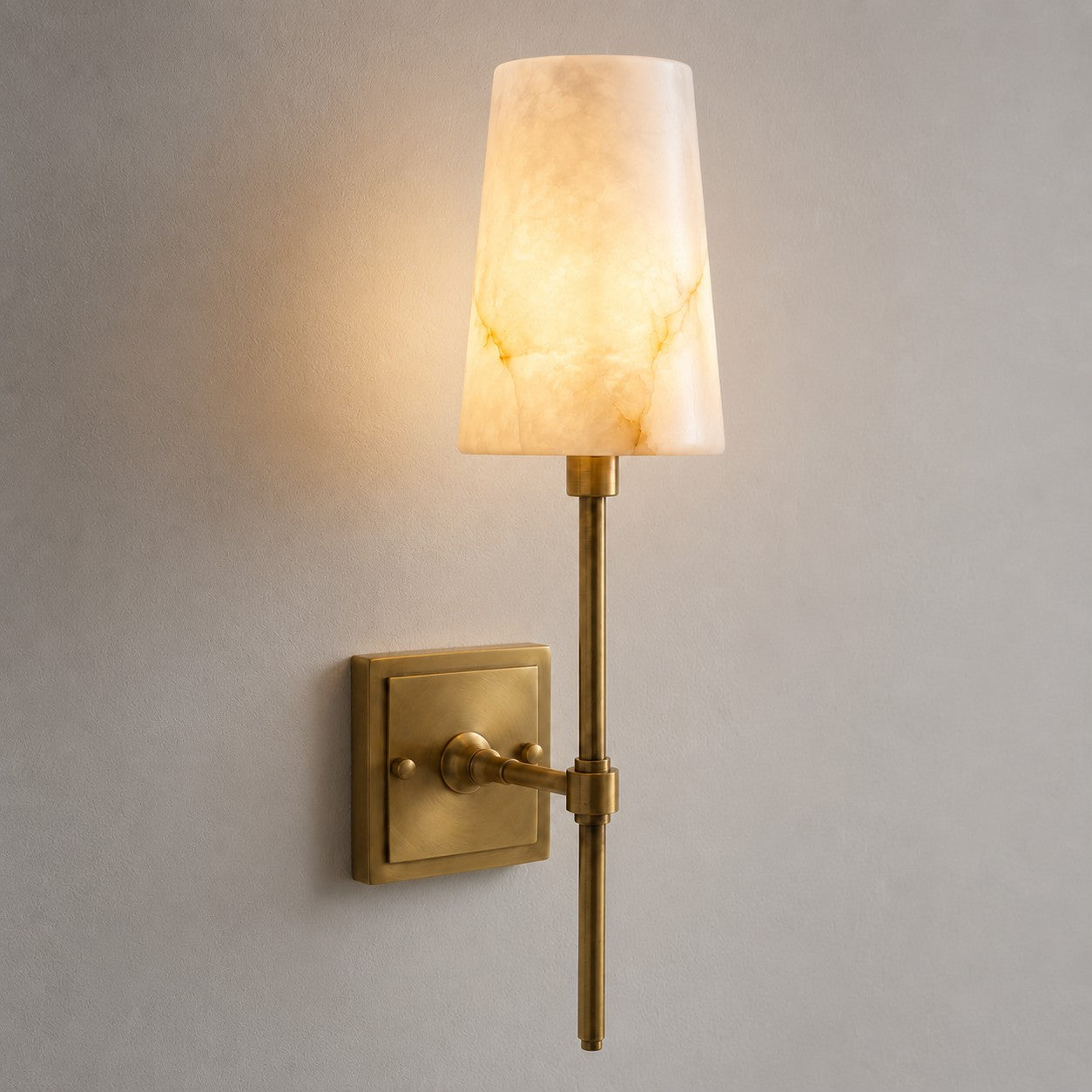 Hillsdale Alabaster Wall Sconce