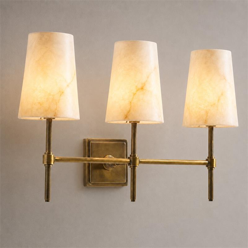 Hillsdale Alabaster Wall Sconce