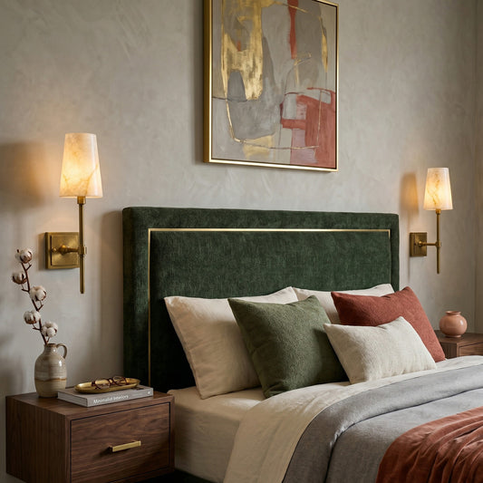 Hillsdale Alabaster Wall Sconce