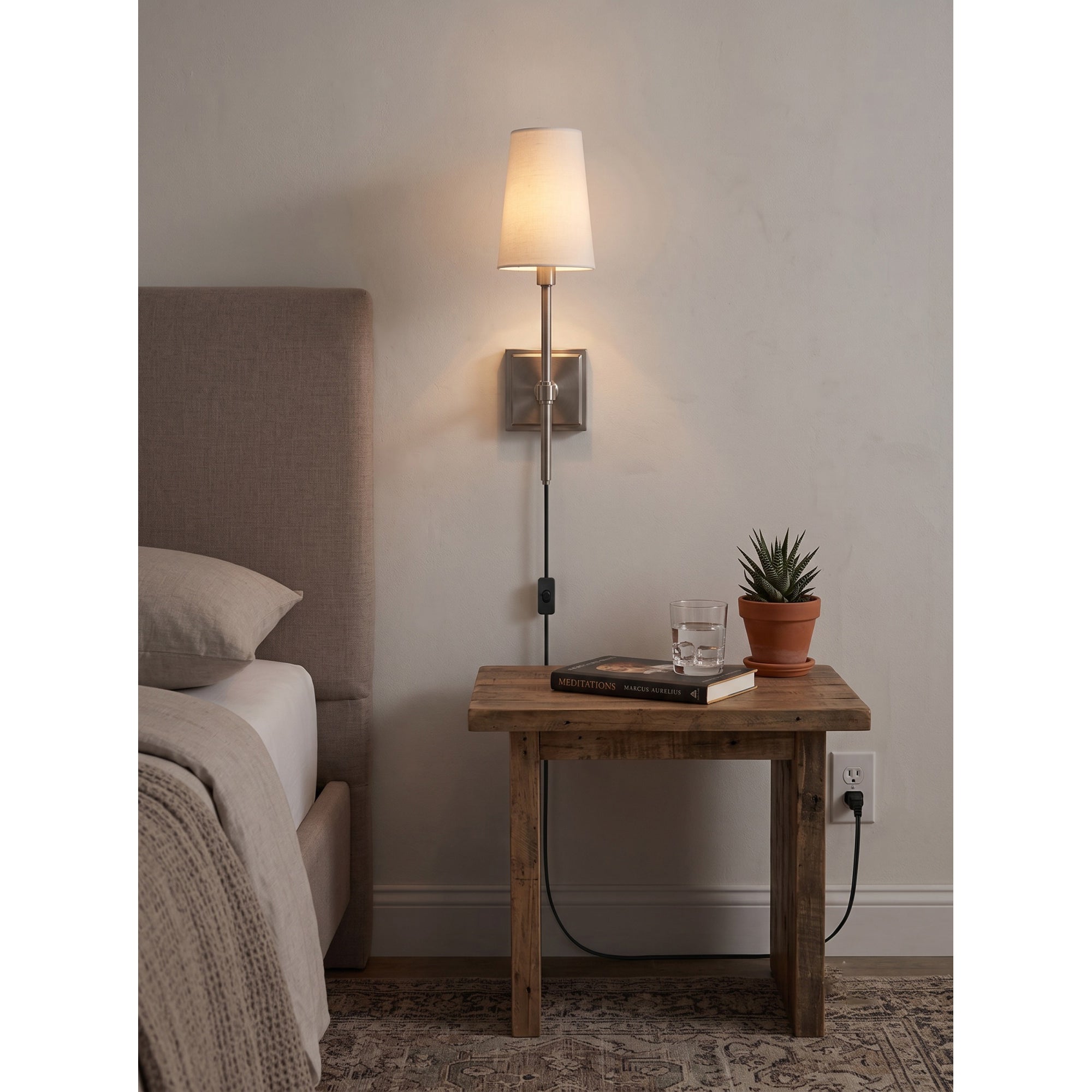 Hillsdale Plug-in Wall Sconce