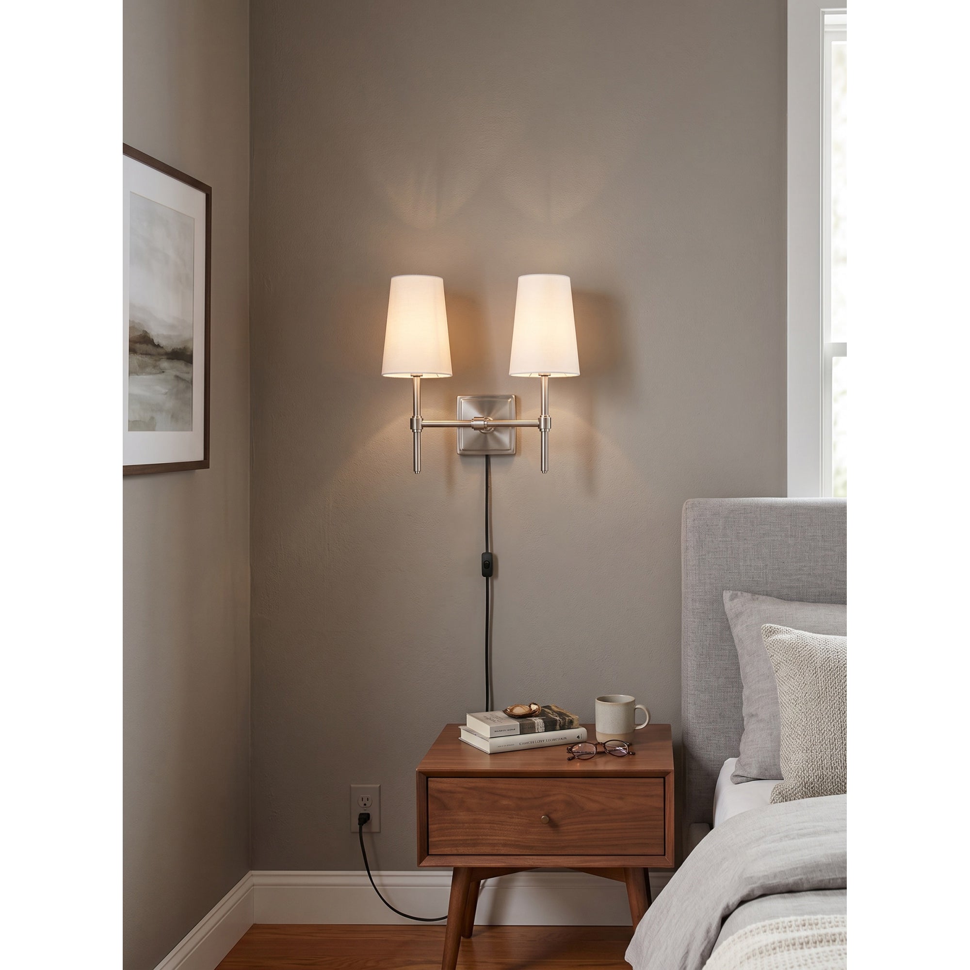 Hillsdale Plug-in Wall Sconce