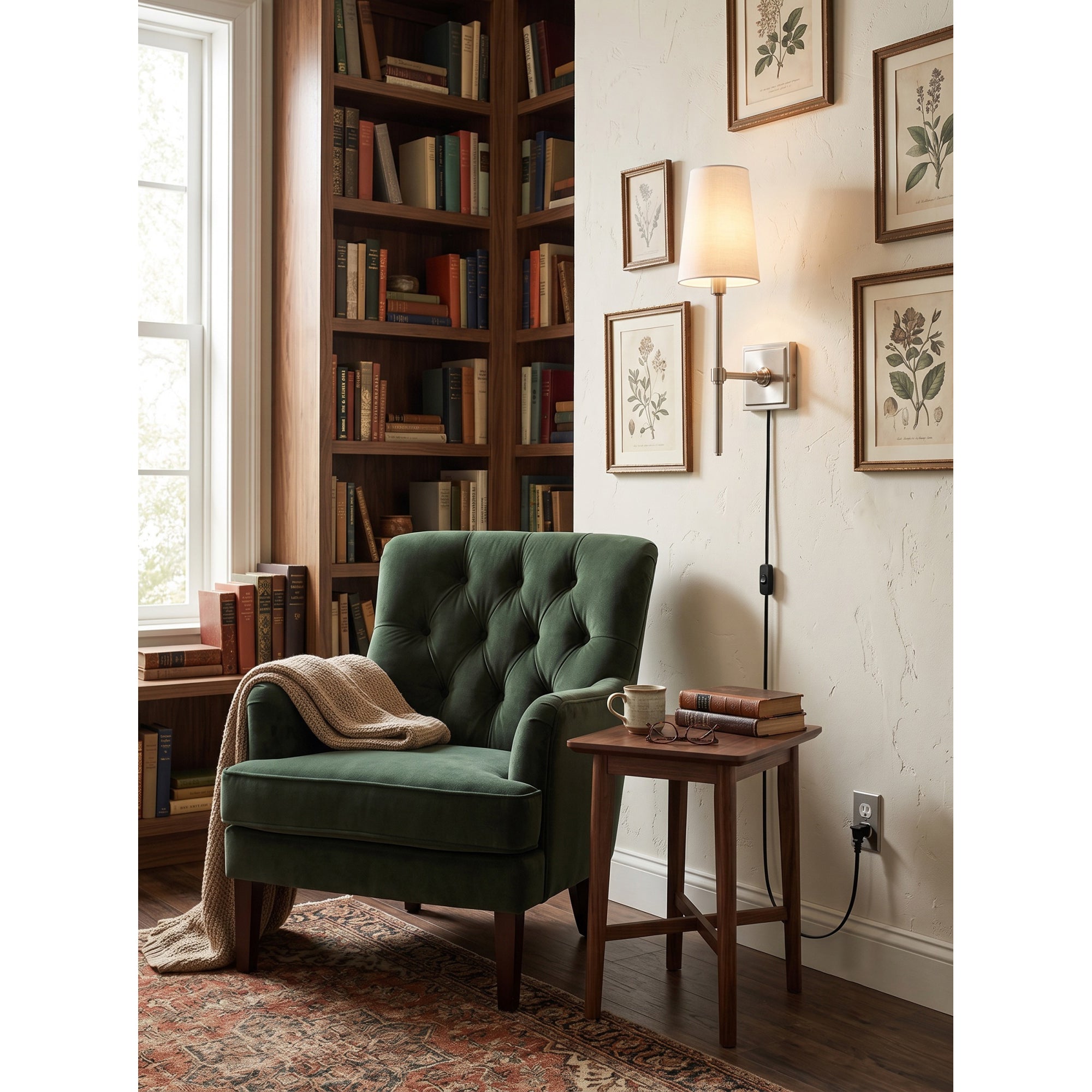 Hillsdale Plug-in Wall Sconce