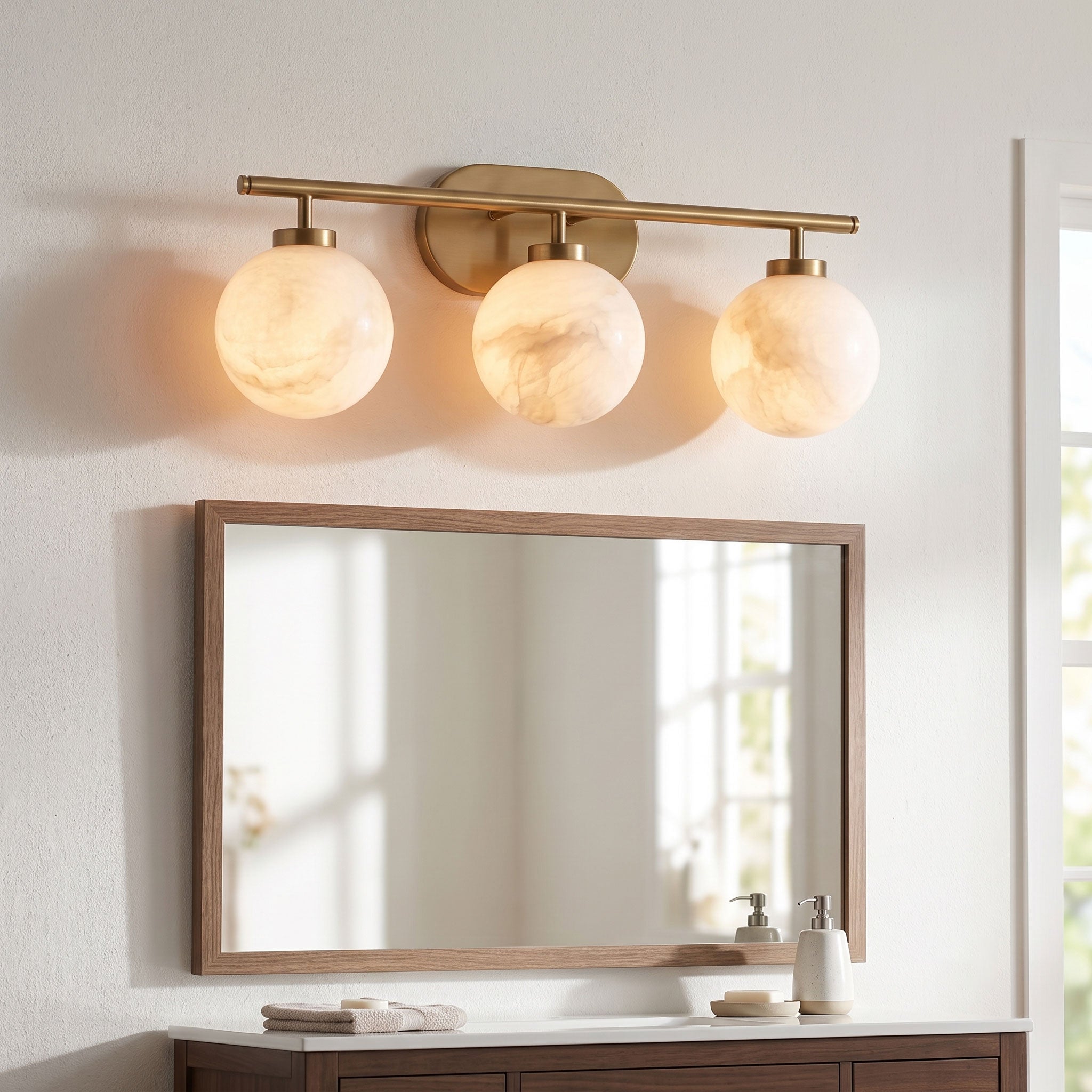 Hollis Alabaster Wall Sconce
