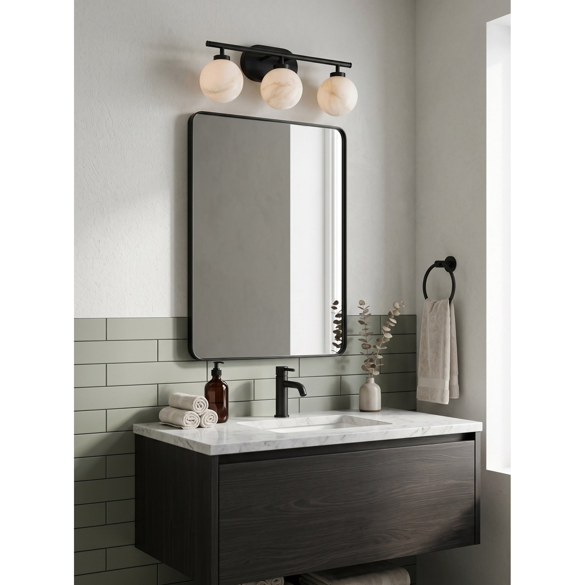 Hollis Alabaster Wall Sconce