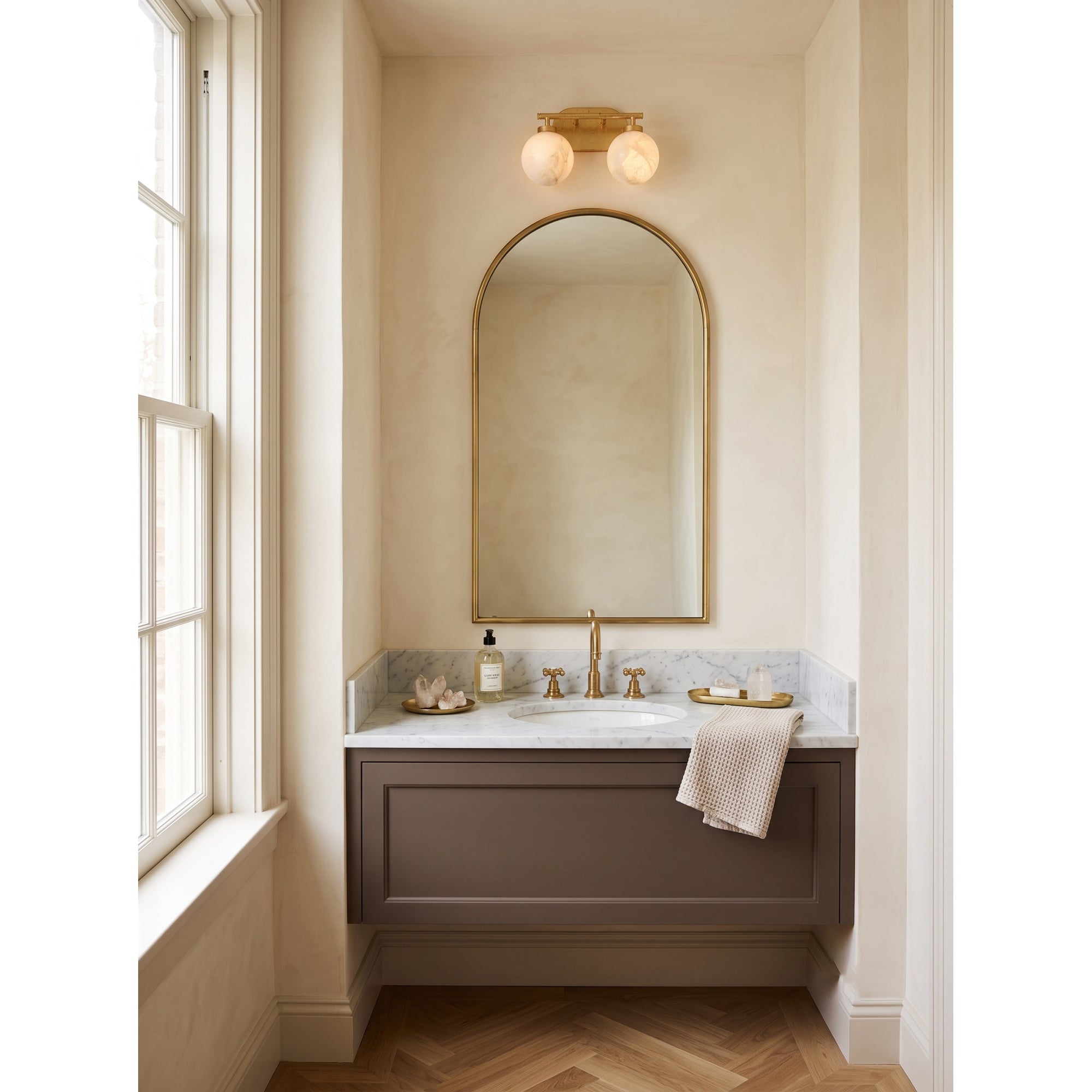 Hollis Alabaster Wall Sconce