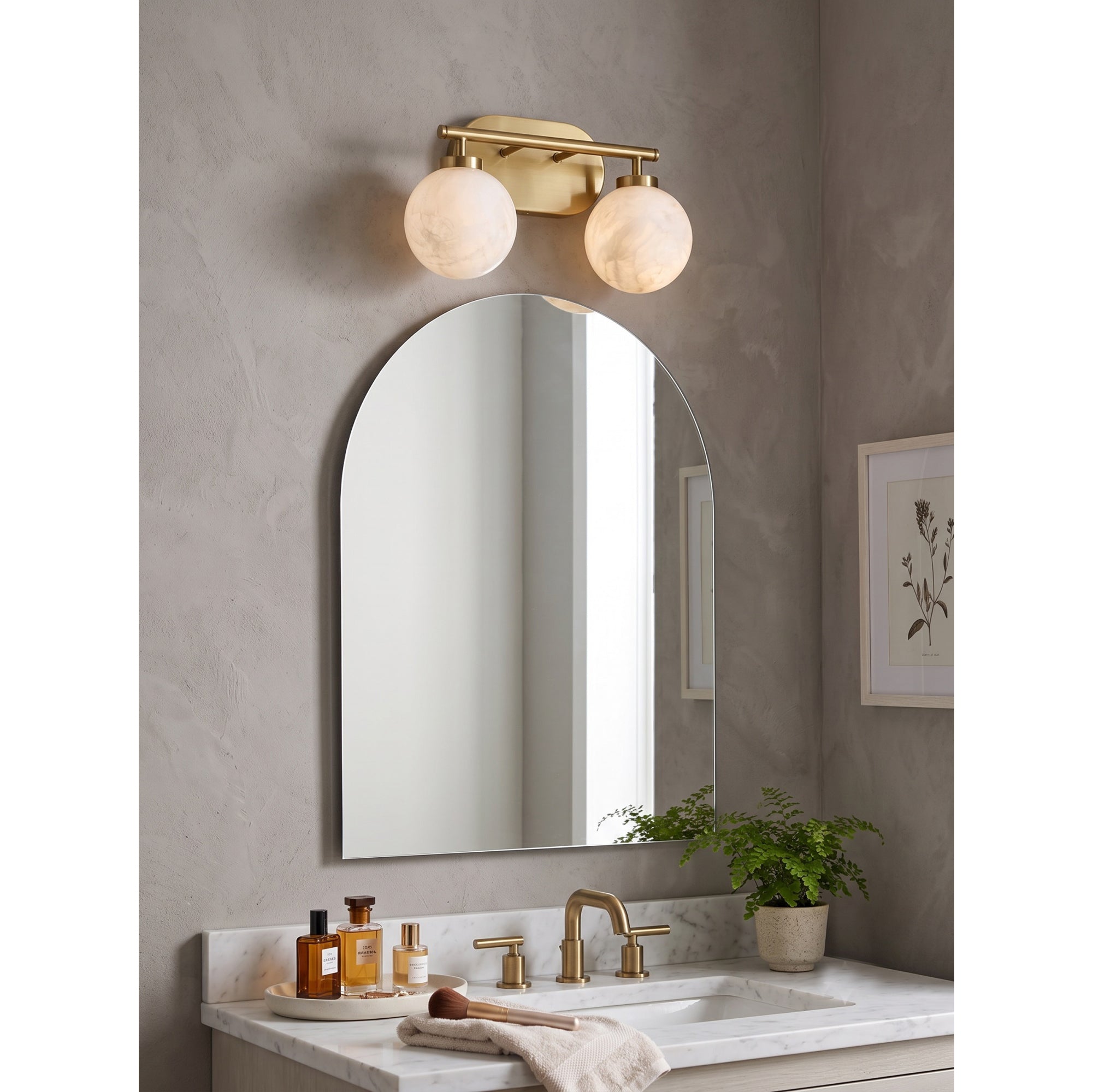 Hollis Alabaster Wall Sconce