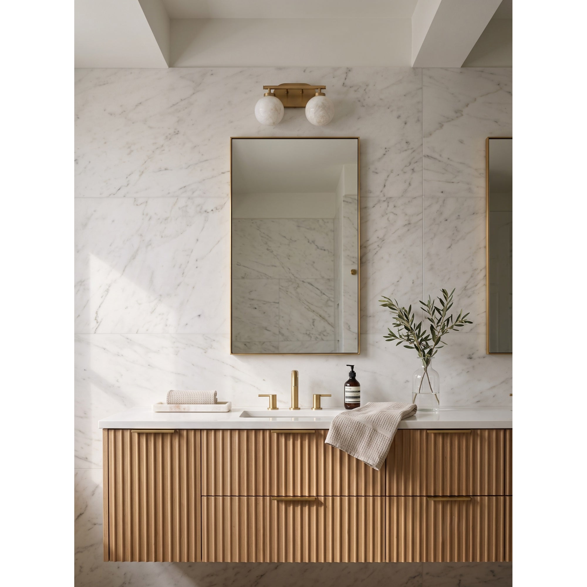 Hollis Alabaster Wall Sconce
