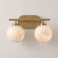 Load image into Gallery viewer, Hollis Alabaster Wall Sconce

