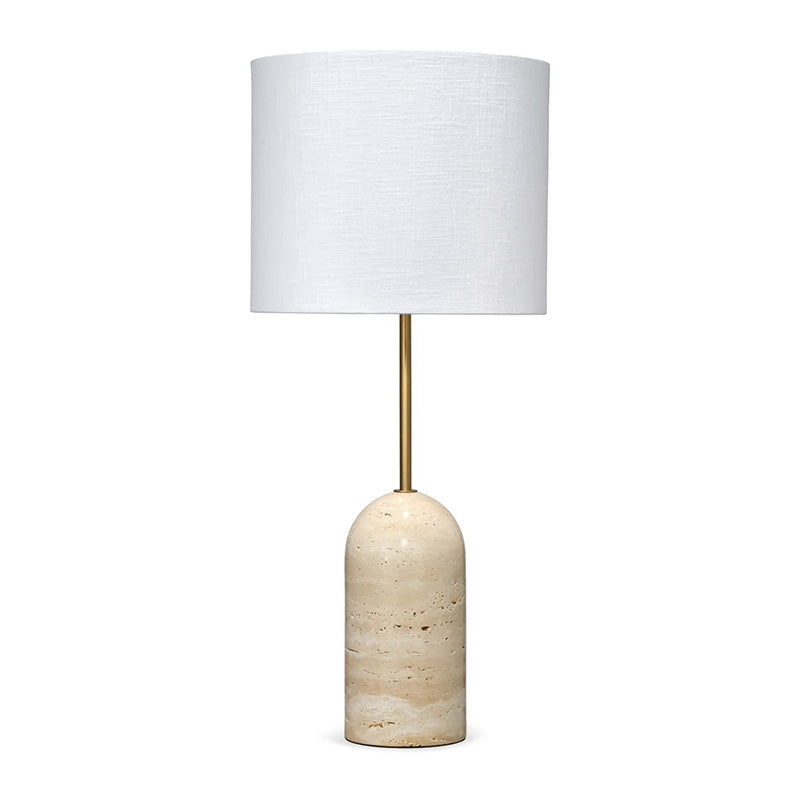 Holt Travertine Table Lamp
