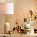 Load image into Gallery viewer, Holt Travertine Table Lamp
