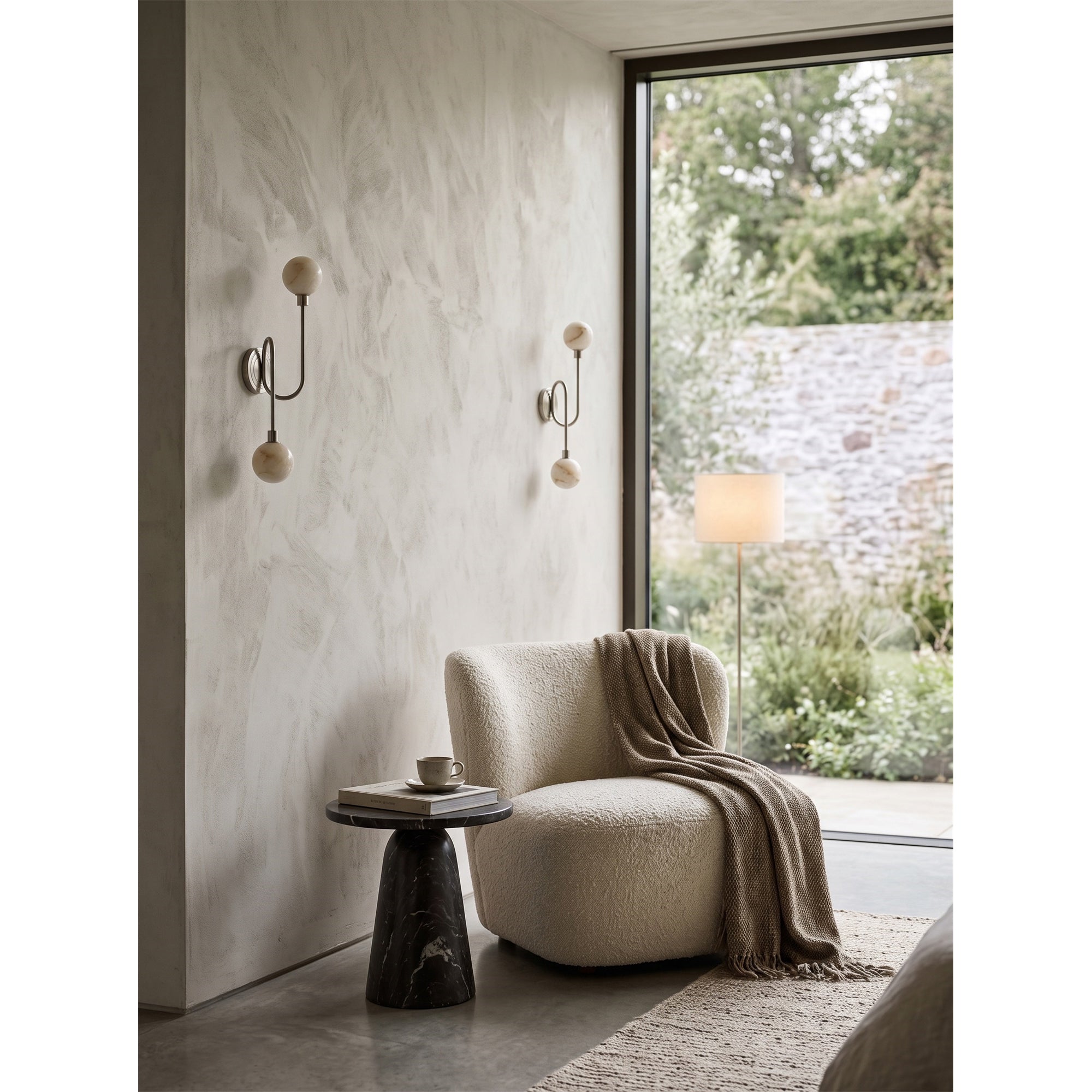 Holten Alabaster Wall Sconce