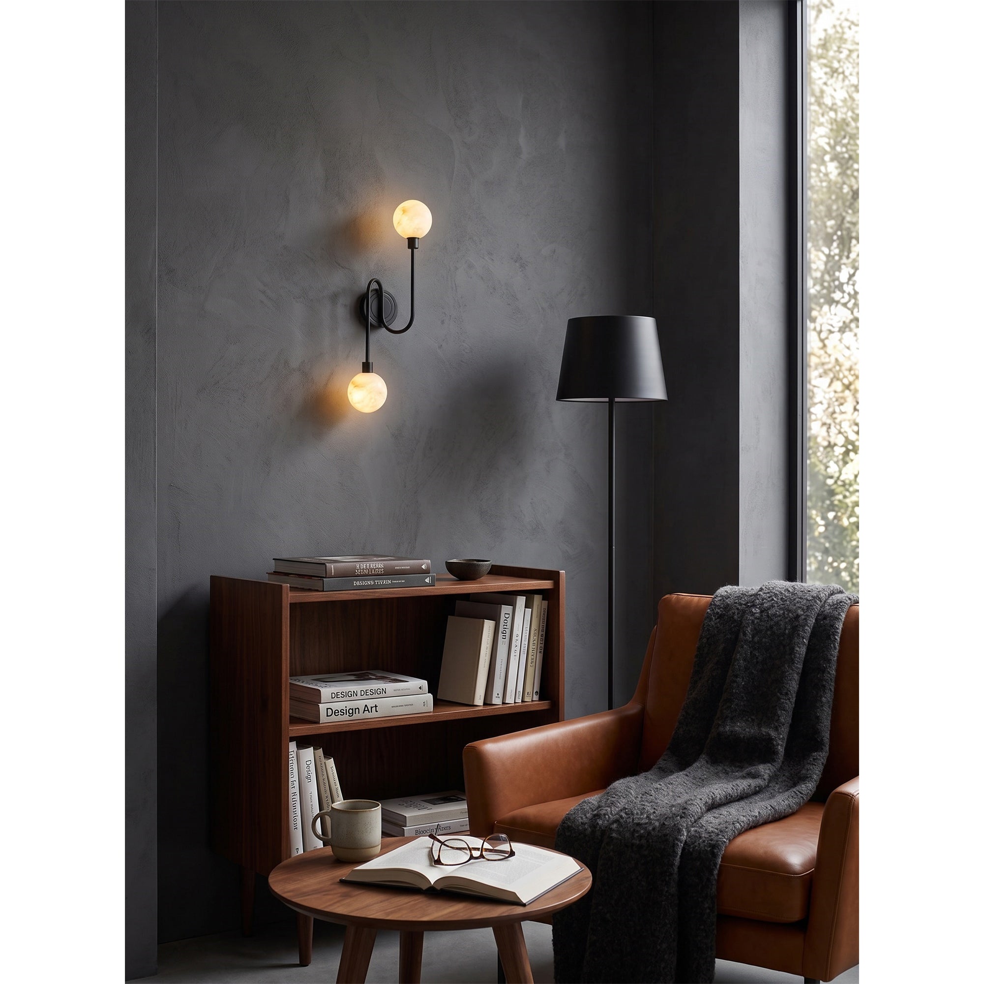 Holten Alabaster Wall Sconce