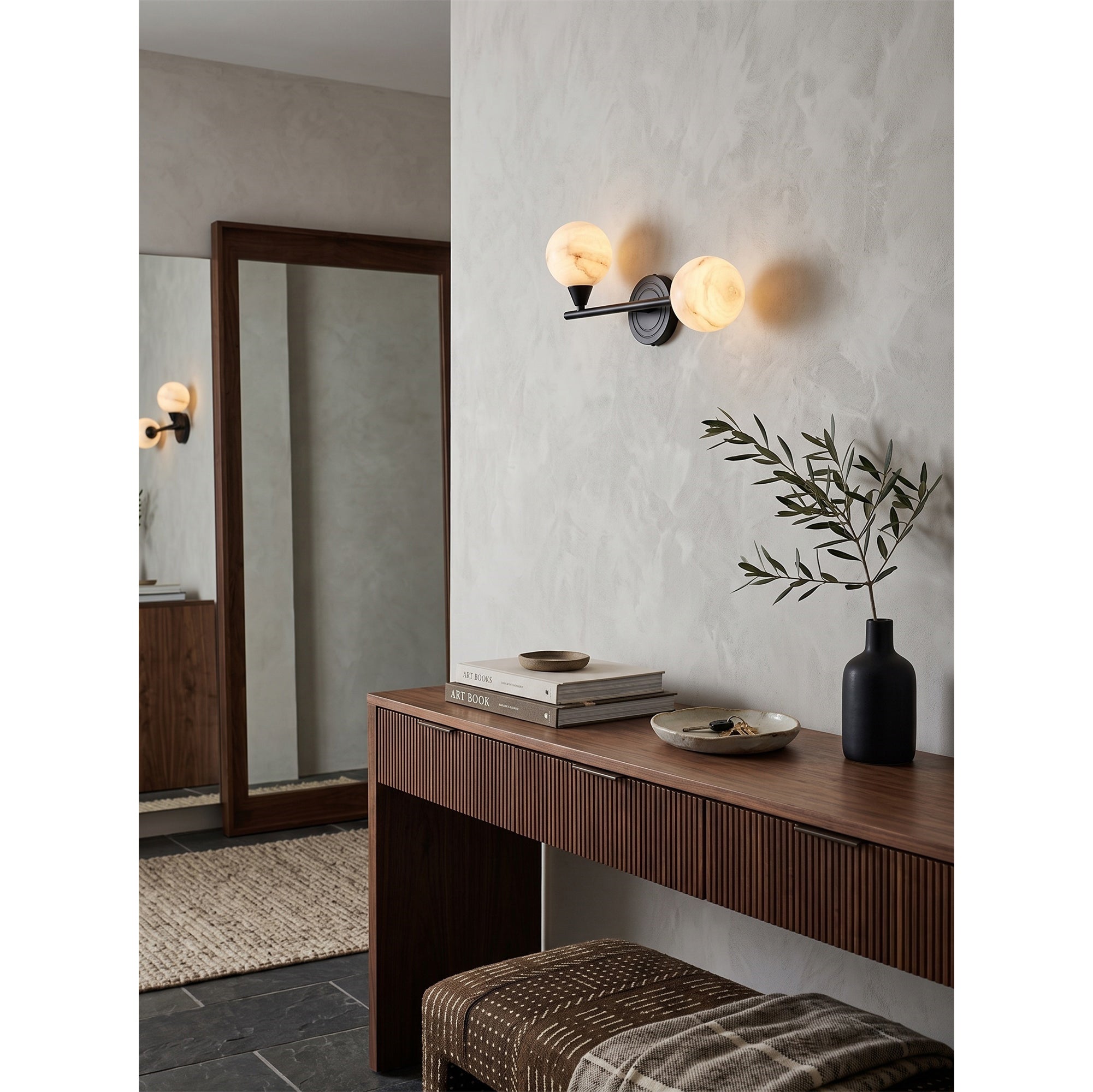 Holten Alabaster Wall Sconce