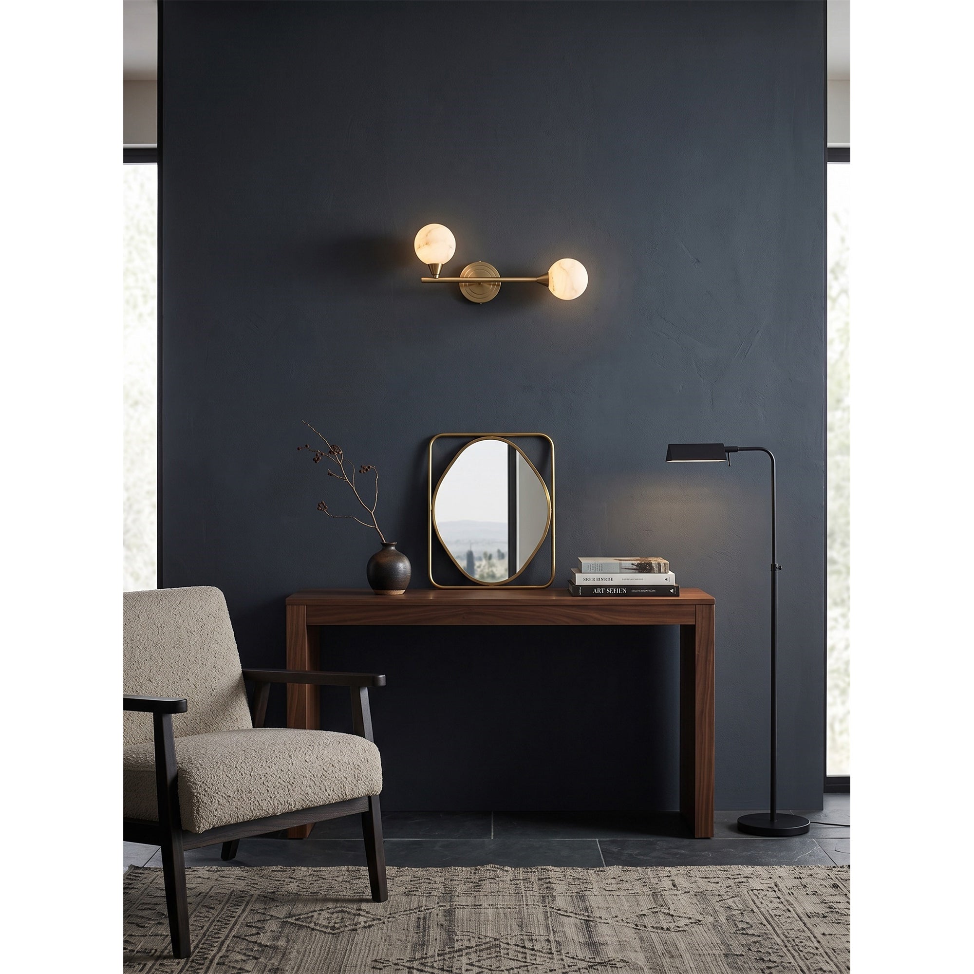 Holten Alabaster Wall Sconce