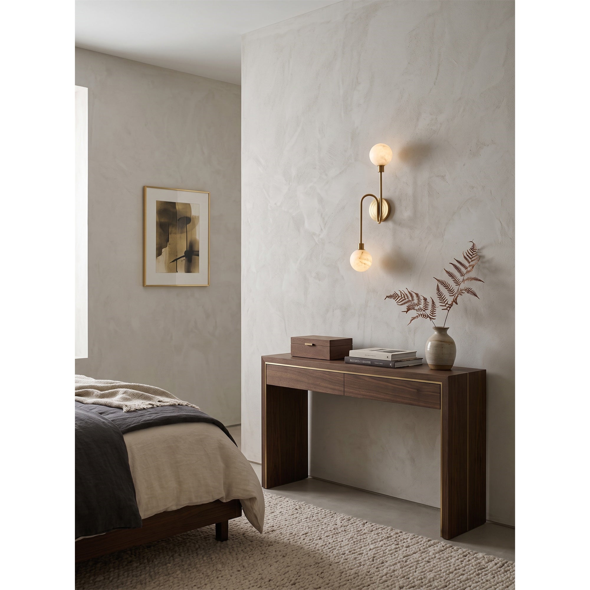Holten Alabaster Wall Sconce