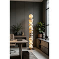 Charger l'image dans la visionneuse de la galerie, Horizon Obelisk Alabaster Floor Lamp
