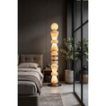 Charger l'image dans la visionneuse de la galerie, Horizon Obelisk Alabaster Floor Lamp

