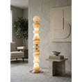 Charger l'image dans la visionneuse de la galerie, Horizon Obelisk Alabaster Floor Lamp
