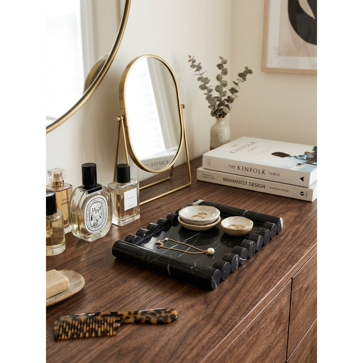 Hudson Wave Marble Tray