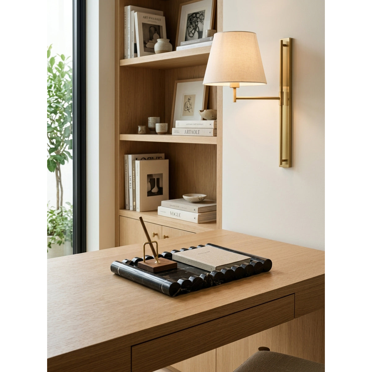 Hudson Wave Marble Tray