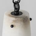 Bild in Galerie-Betrachter laden, Industrial Cascade Chain Alabaster Chandelier
