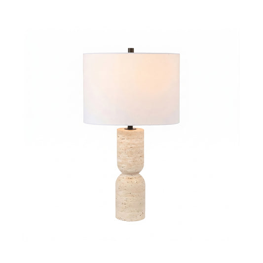 Jamia Travertine Table Lamp