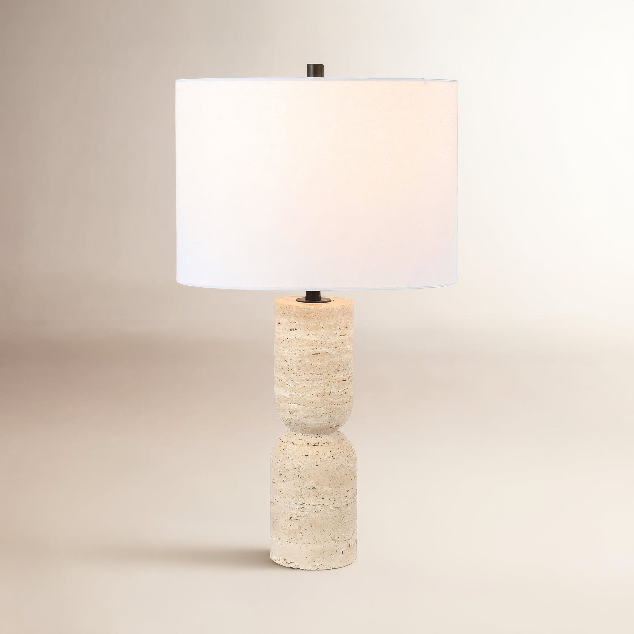 Jamia Travertine Table Lamp