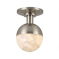 Load image into Gallery viewer, Jasper Alabaster Flush Mount Ceiling Light
