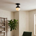 Load image into Gallery viewer, Jasper Alabaster Flush Mount Ceiling Light
