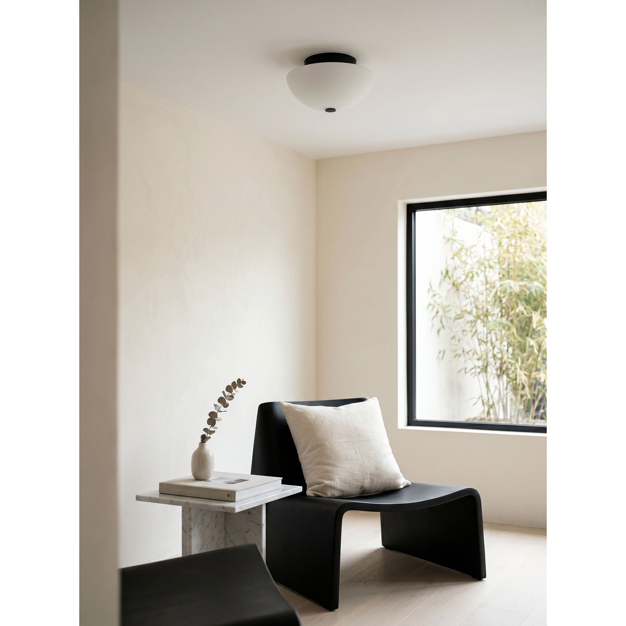 Jeanne White Flush Mount