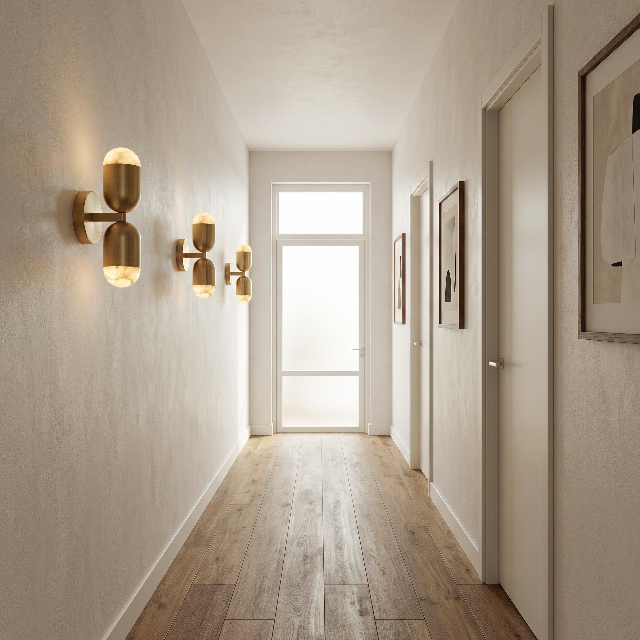Jensen Alabaster Wall Sconce