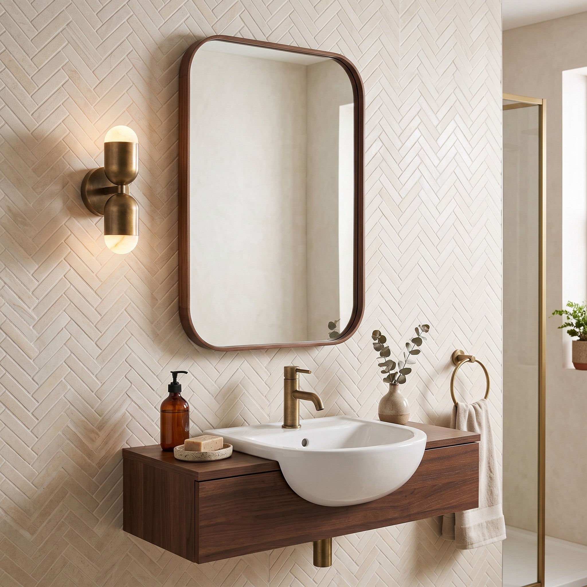 Jensen Alabaster Wall Sconce