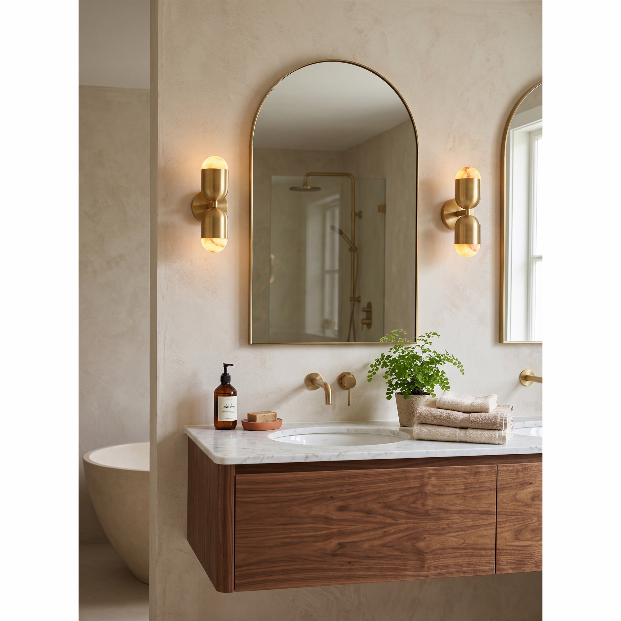 Jensen Alabaster Wall Sconce