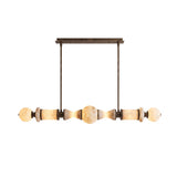 Julian Flambeau Alabaster Chandelier