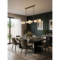 Load image into Gallery viewer, Julian Flambeau Alabaster Chandelier
