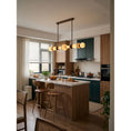 Load image into Gallery viewer, Julian Flambeau Alabaster Chandelier
