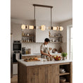 Load image into Gallery viewer, Julian Flambeau Alabaster Chandelier

