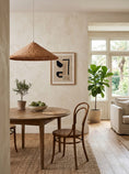 Load image into Gallery viewer, Kasbah Rattan Conical Pendant Lamp
