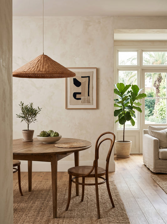 Kasbah Rattan Conical Pendant Lamp