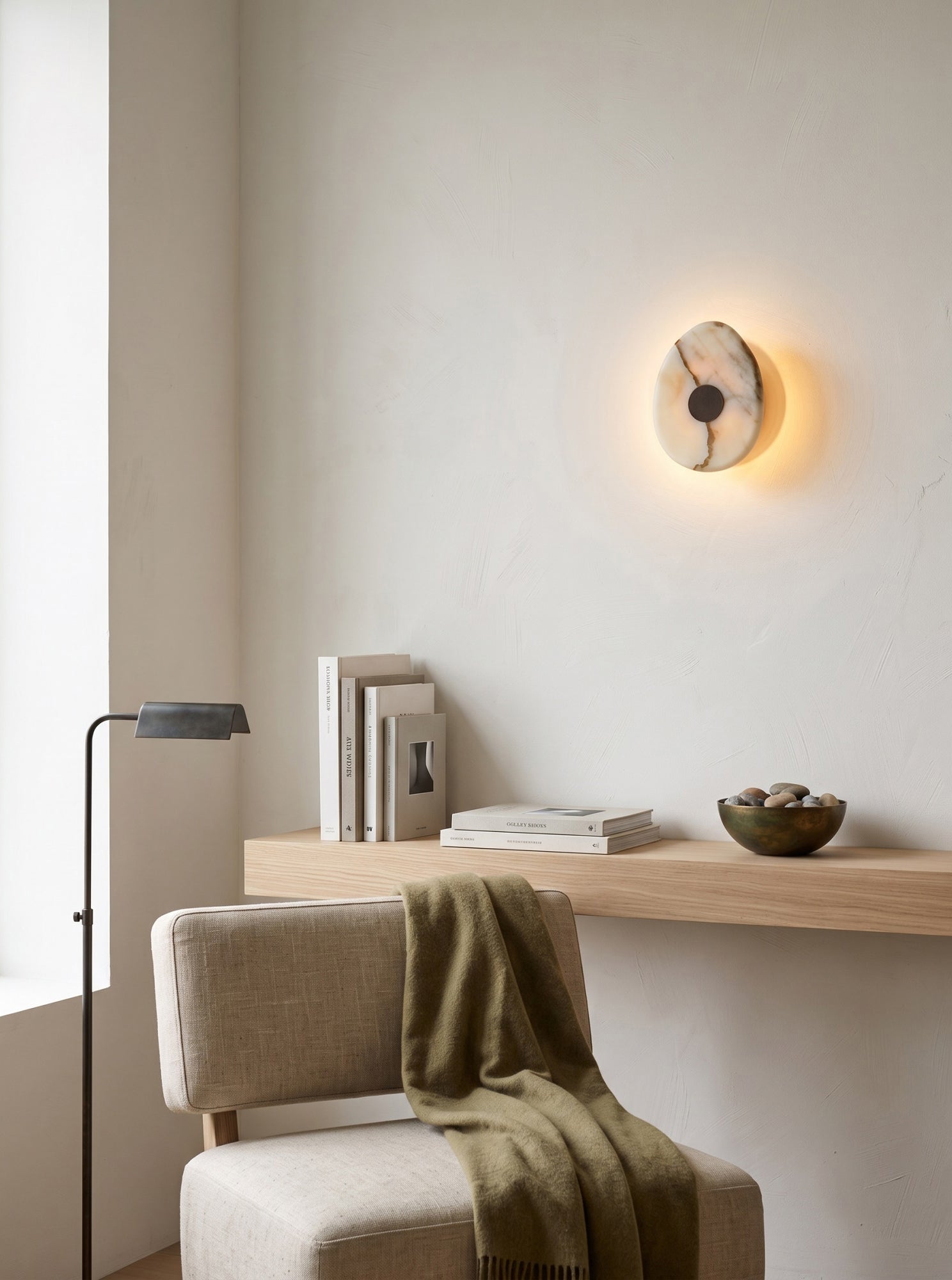 Korvix Marble Wall Sconce