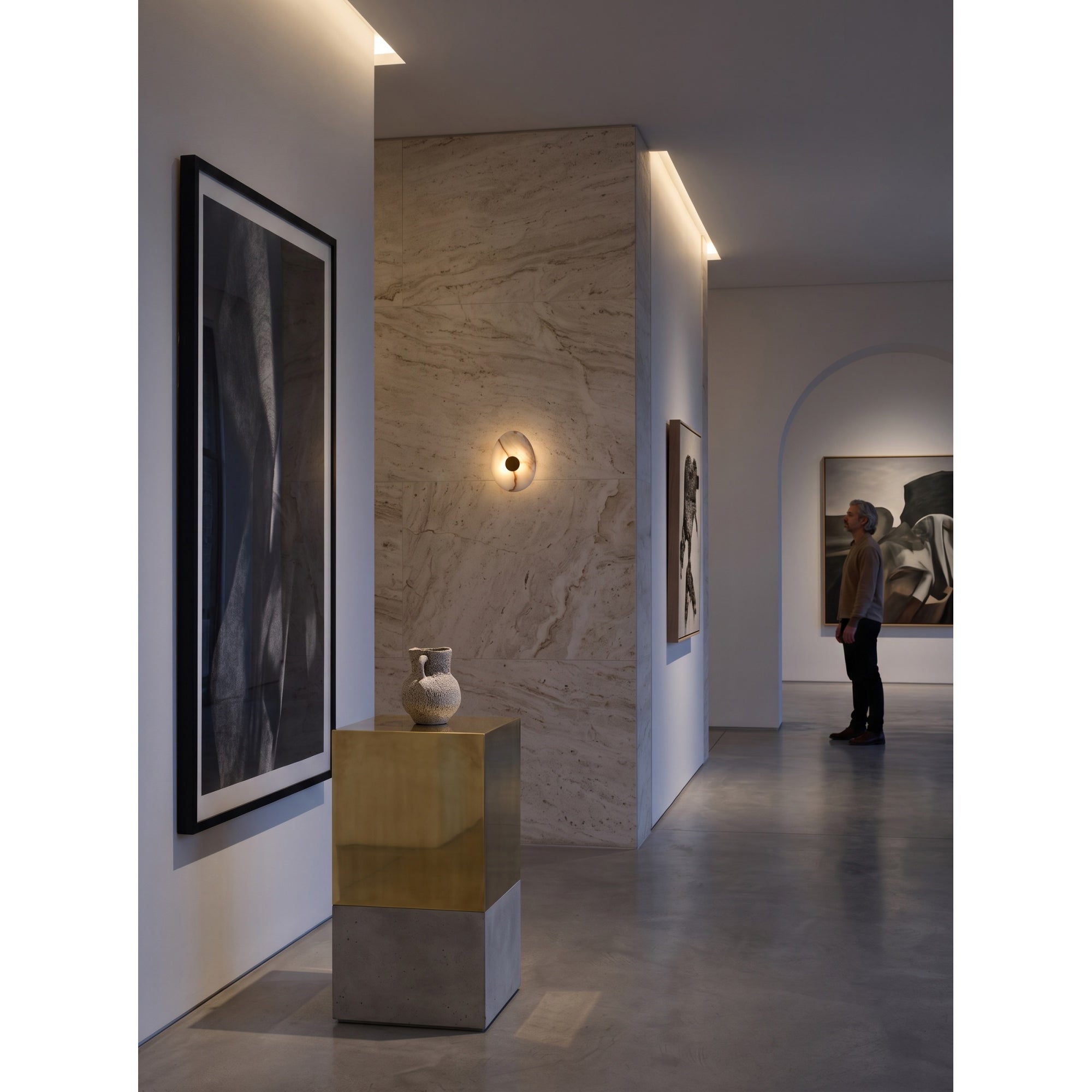 Korvix Marble Wall Sconce
